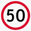 50 speed limit