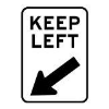 keep left